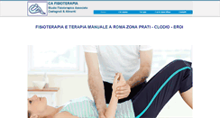 Desktop Screenshot of ca-fisioterapiaroma.it